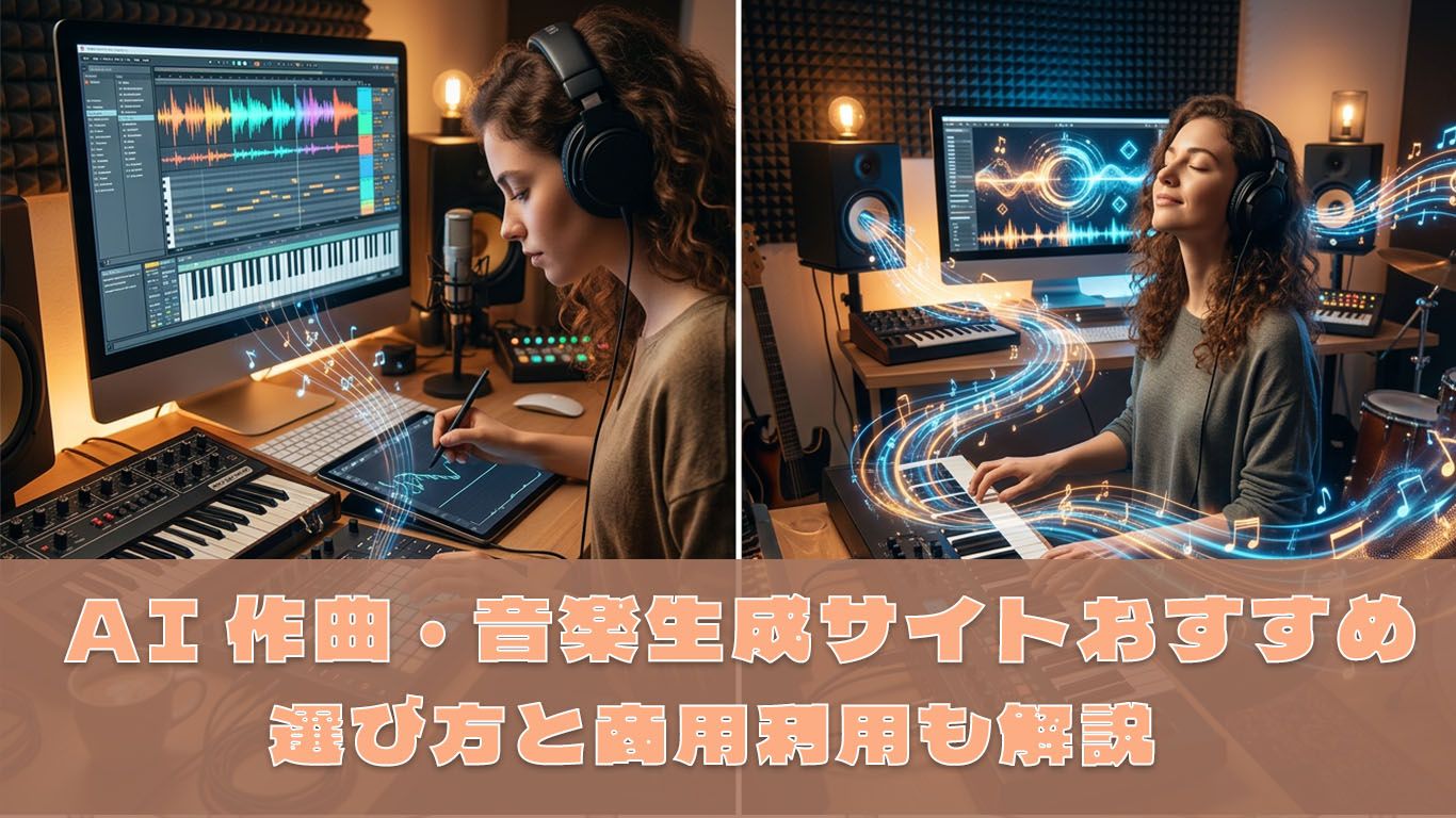 AI音楽生成サイトをおすすめ