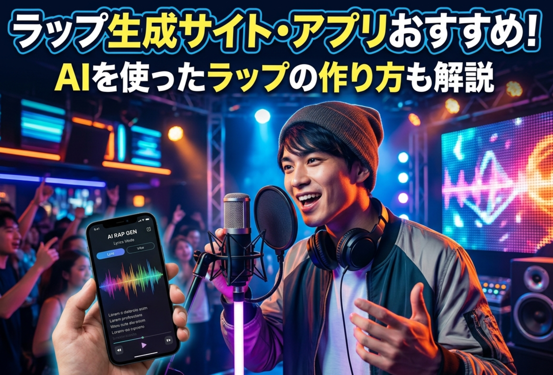 ラップを作るサイト・アプリおすすめ