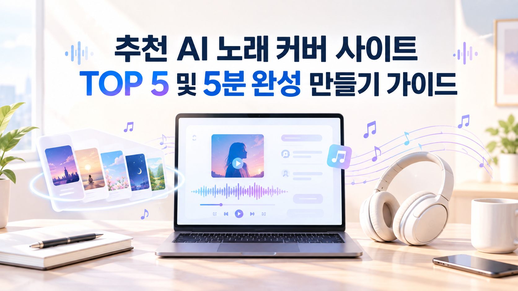2026년 추천 AI 노래 커버 사이트 및 5분 완성 가이드