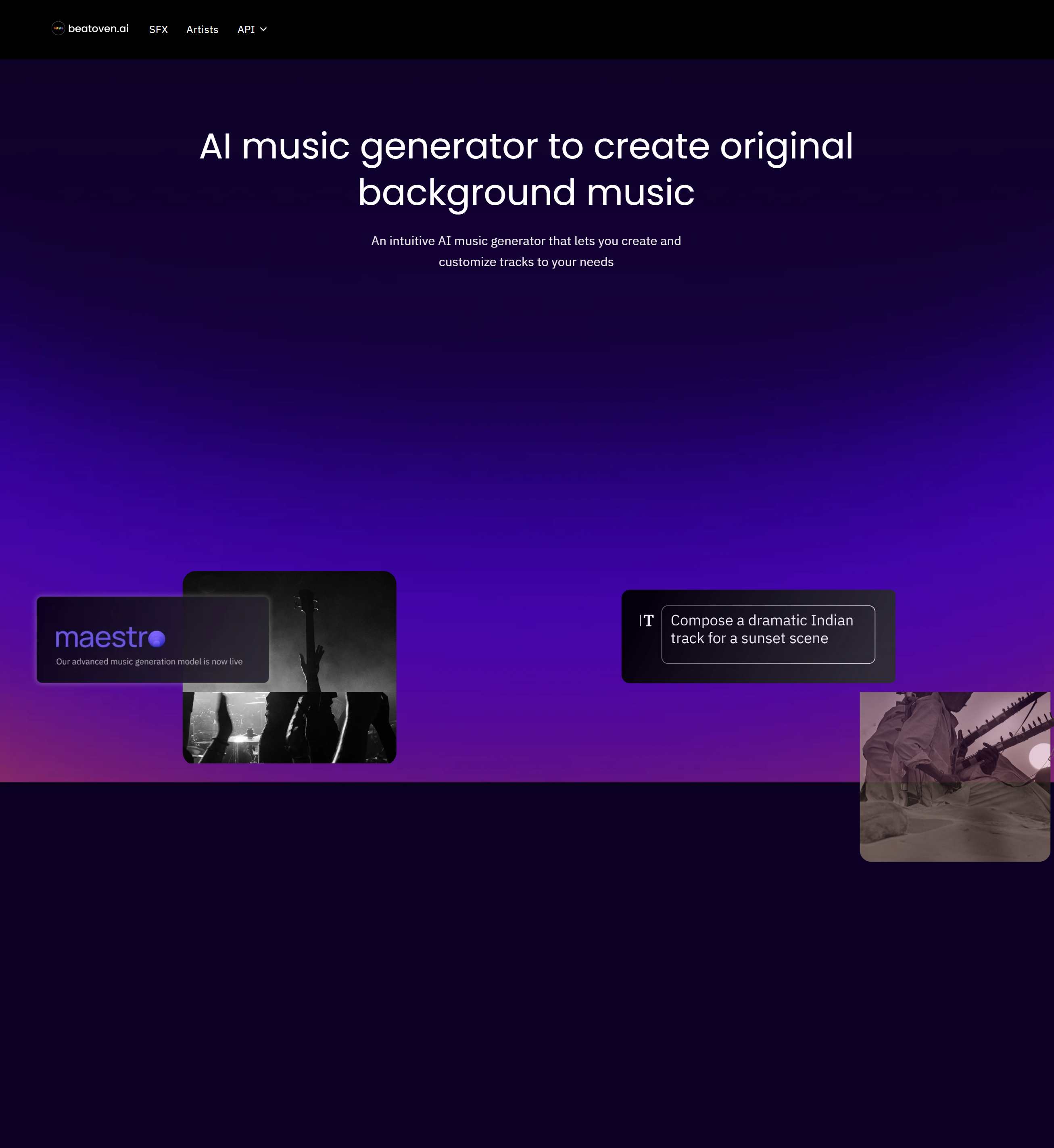 Beatoven.ai 감정선 기반 스토리텔링 음악 재배치 툴