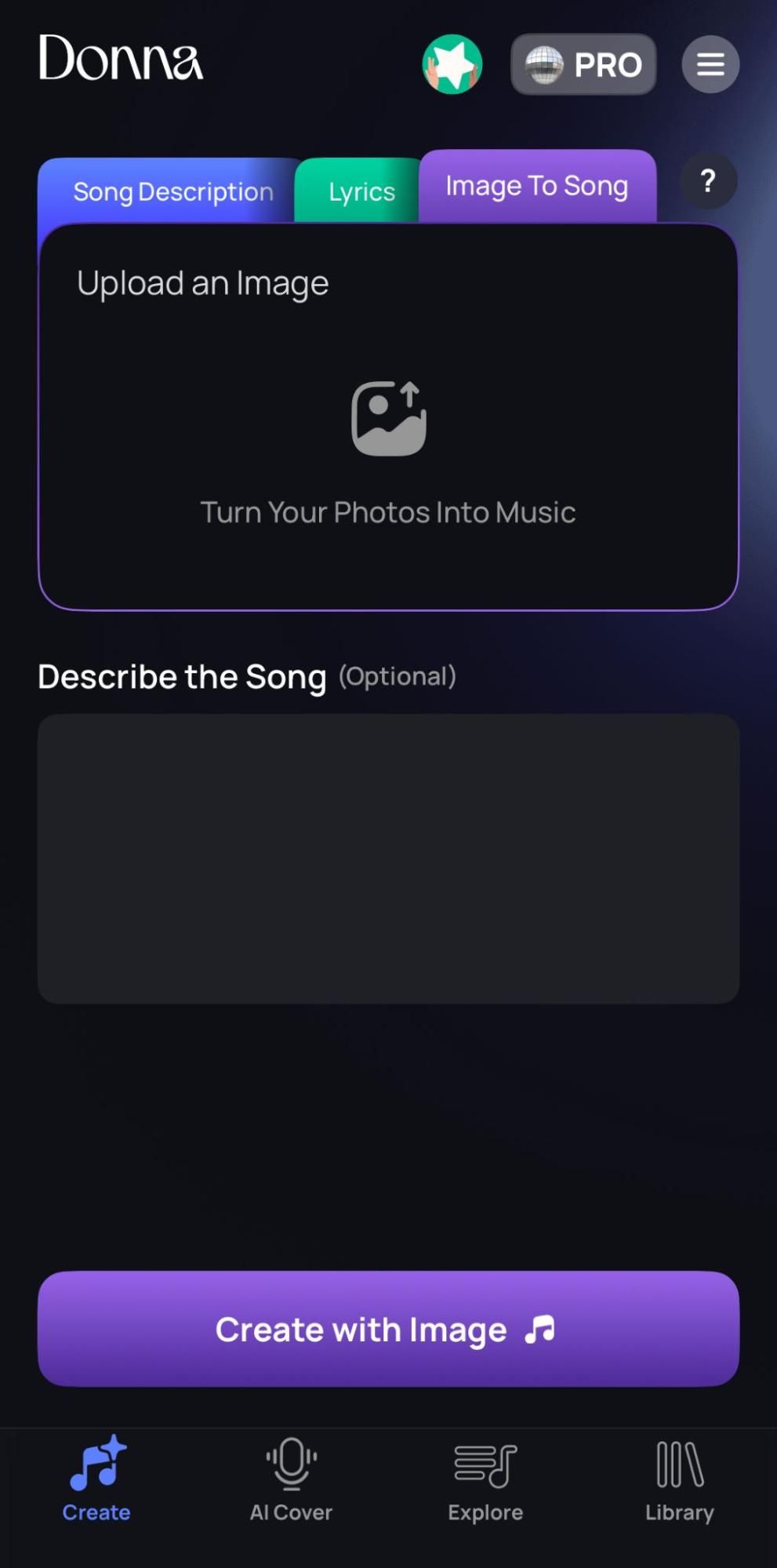 image to song