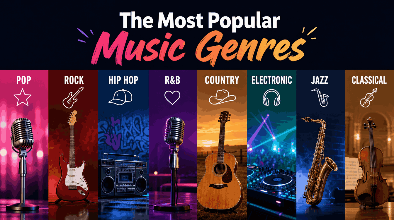 The Most Popular Music Genres 2026