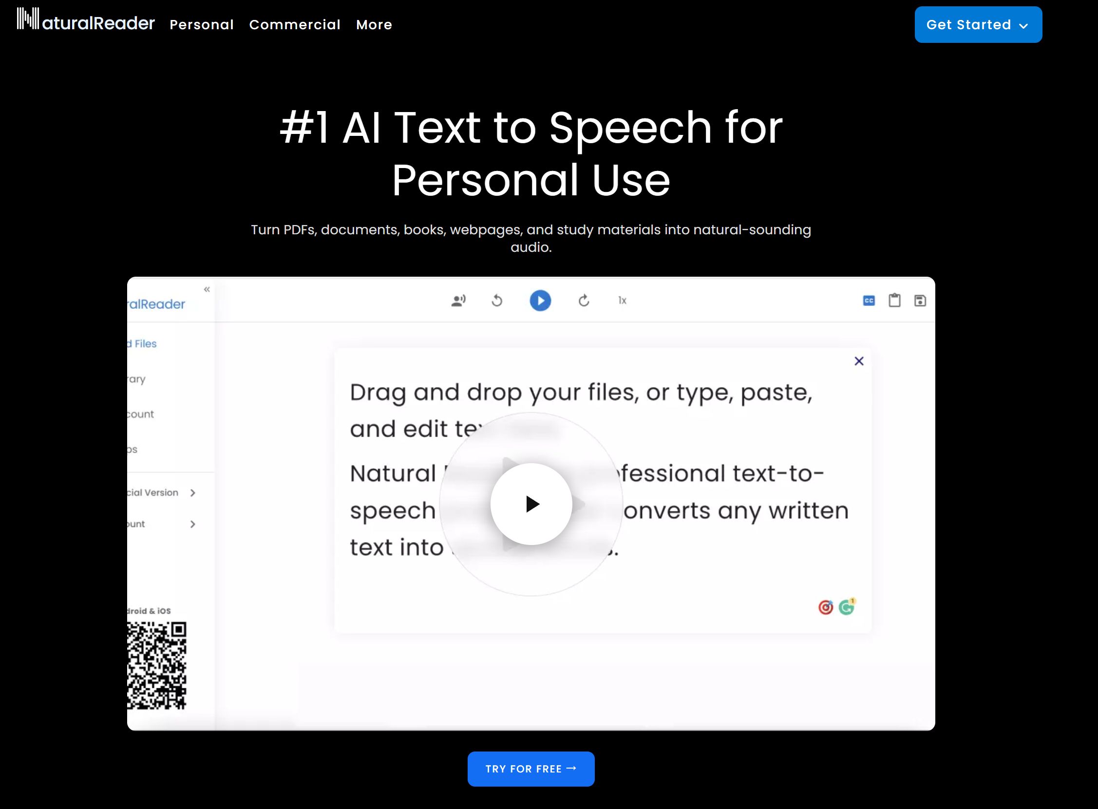 NaturalReader AI音声読み上げ