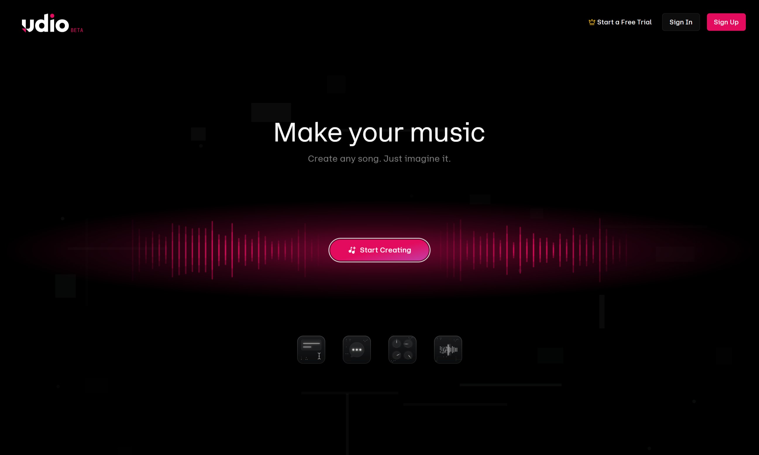 Udio 고음질 AI 음악 생성 및 부분 수정 툴